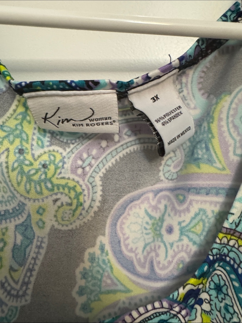 Kim Rogers Black Paisley Maxi Dress with Blue, Green & Purple Accents - Picture 2 of 5